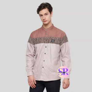 Baju Koko Lengan Panjang Pria/Baju Muslim Remaja Kekinian