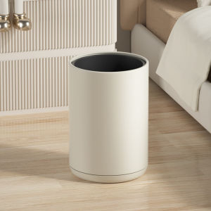 8L/10L circular garbage bin simple and environmentally friendly metal bathroom small garbage bin suitable for kitchen living room bedroom study office