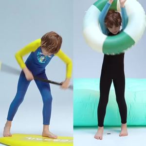 2.5mm Diving Suit Wetsuit Thermal Swimsuit Neoprene Rash Guard Kids Swimwear Boys Girls