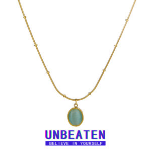 สร้อยคอไททาเนียมรูปตาแมว สร้อยคอโซ่กระดูกไหปลาร้าสำหรับผู้หญิง ดีไซน์หรูหรา ดีไซน์เล็ก ดีไซน์ใหม่ 2025 ของขวัญ