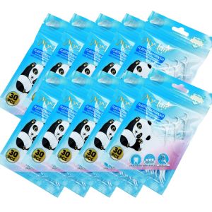 COMBO 10 Túi Tăm Chỉ Nha Khoa MyLan Cao Cấp Tiện Lợi 30 Cái/Túi