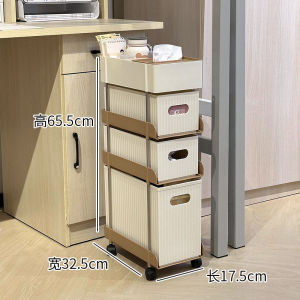Dormitory Mid-Ancient Style Drawer-Type under-Table Storage Cabinet Storage Rack Chest of Drawer Movable Desk Desk under-Table Cabinet