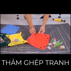 Thảm Ghép Tranh Xếp Hình 1000 1500 2000 3000 6000 mảnh - Bộ Phụ Kiện Jigsaw Puzzle - Tấm Cuộn