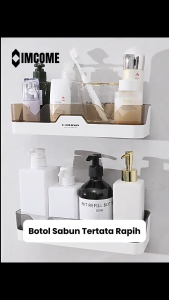 IMCOME Rak Sabun Kamar Mandi Gantung: Perlengkapan Kamar Mandi Praktis