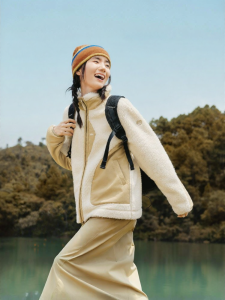 Beneunder | Warm Windproof Lamb Wool Coat Womens Winter Short Jacket