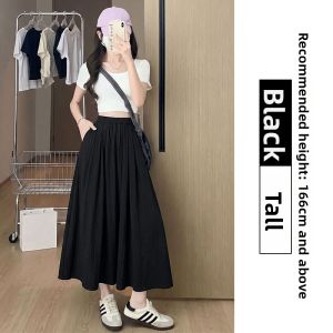 XIANYIJIAO | Black Short Women Suitable A Line Skirt