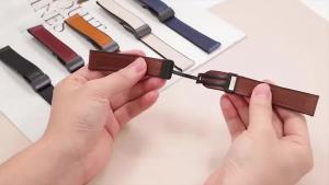 Leather Strap For Xiaomi Redmi Watch 5 Active/5 Lite Metal Magnetic Fold Buckle Watchband For Redmi Watch 3 Active/3 Lite Correa