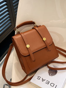 Retro Feel Casual Versatile Small Bag Womens Student Commuter Backpack 2025 Summer Trend Student Bag Leisure Commute Class