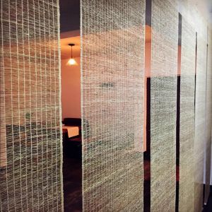 Vải Trang Trí Thủ Công DIY Vải Lanh Lông Mèo Nửa Trong Suốt Cho Bàn Trà Khách Sạn Du Lịch Trung Quốc Phong Cách Thủ Công