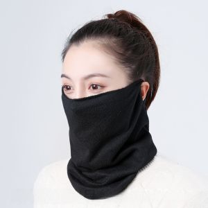 Womens Winter Fashionable Thick Plush Neck Warmer Scarf Windproof Fake Collar Versatile Warm Cozy Gaggle Neck Cover