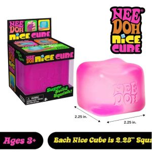 2026 New Pressure Relieving Pinch Schyling Needoh Nice Cube Sensory Fingertip Toy Favorite Gift Squishies Fidget Squishy Toys