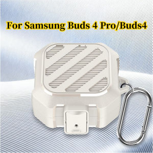 Luggage Pattern Earphone Cover For Samsung Galaxy Buds 4 Pro Buzz 4 Pro Buds4 Pro Case TPU PC Headphone Protective Cases Funda