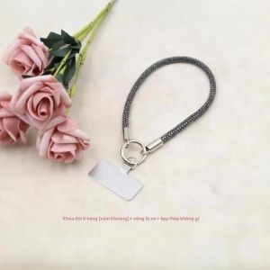 Dây Đeo Điện Thoại Sang Trọng Đính Đá Lấp Lánh Chống Mất Kiểu Dáng Thời Trang Dành Cho Thiết Bị Di Động