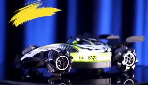 Mainan Anak Mobil Remote Control Sensor Tangan 2in1 Amfibi USB Mengisi Mobil Akrobat Remote Mobil