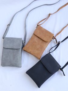 Retro Shoulder Multi-Compartment Big Screen Phone Bag Crossbody Bag