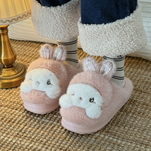 Dép Trẻ Em Bằng Cotton Mùa Đông Ấm Áp Dễ Thương Đế EVA Chống Trượt Cho Bé Trai Và Bé Gái Đi Trong Nhà Và Ngoài Trời