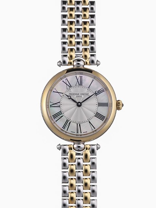 Frederique Constant นาฬิกาข้อมือผู้หญิง Quartz FC-200MPW2AR3B Classics Art Deco Ladies Watch