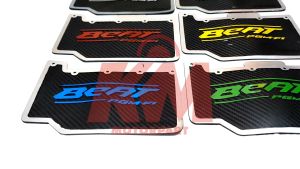 Mudflap Mud Flap Beat Fi Penahan Lumpur Model Karbon Pelindung Motor Aksesoris Variasi Beat
