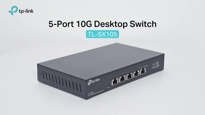 TP-Link 5/8-Port 10G Multi-Gigabit Unmanaged Switch - TL-SX105/TL-SX1008
