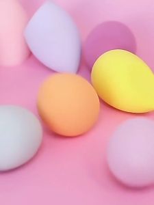 1pc Waterdrop Makeup Blender Sponge Cosmetic Puff Super Soft Facial Powder Cream Cosmetic Puff