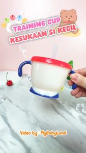 Training Cup Bayi | Straw Training Mug Baby | Gelas Susu Anak Sedotan Anti Tumpah Anti Pecah | Gelas Minum | Cangkir Bayi