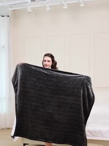 80*150cm/130*160cm Washable Electric Blanket Smart Thermostat Flannel & Lambskin Nap Heating Blanket Warm Body Blanket