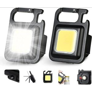 Self Defense Personal Defense Articles High Power Flashlight Led Strong Keychain Mini Lantern Tools