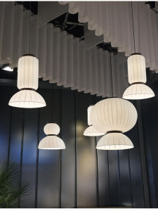 Yiliangfeng Lamp Restaurant Chandelier Living Room Simple Japanese Style Handmade Silk Lantern Designer Homestay Zen Chandelier