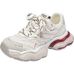 Agsdon | Breathable Thick-soled Womens Dad Shoes Light Pink