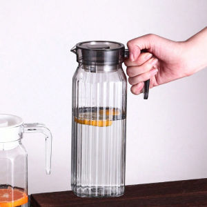 1.1L Large Capacity Water Jug Plastic Transparent Juice Tea Milk Kettles Bar Party Wine Beer Bottle Kitchen Drink Storage Pot