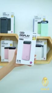 [BẢO hÀNH 12 tHÁNG].Sạc Dự Phòng Tích Hợp Màn Hình LED Dung Lượng 20000mAhpin tích điện thiết kế nhỏ gọn cầm tay đèn lead hiển thị phần trăm pin kèm cáp sạc