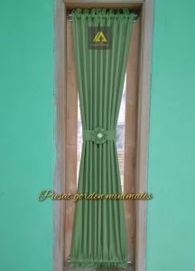 Gorden jendela kupu kupu blackout ikat vita spiral bahan blackout premium
