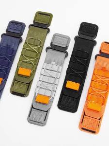 Dây Đeo Đồng Hồ Nylon Tương Thích Với Samsung Galaxy Watch 6 5 Pro Classic Gear S3 Active 2 44mm 40mm 20mm 22mm Huawei GT 4 3 2
