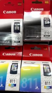 canon หมึกพิมพ์ Inkjet รุ่น PG-810 Black 811 color ของแท้