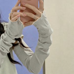 V.C.I | Cool Silk Gray Green Sun Protection Arm Sleeves