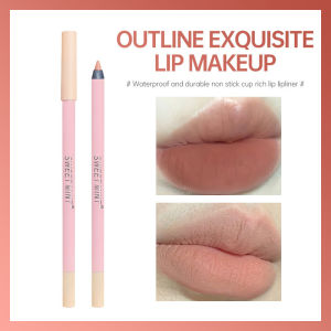 Lip Liner Pencil Matte Lipliner Tahan Air Non Stick Cup Lipliner Nude LipLiner Pensil - 🌹Tamia
