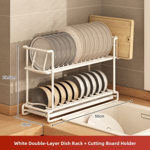 BANGJIE | Compact Single Layer Dish Rack for Small Spaces