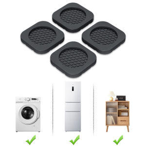 4/8pcs Anti การสั่นสะเทือนฟุตแผ่นยางขาสําหรับเครื่องซักผ้าตู้เย็นเฟอร์นิเจอร์ Anti SLIP เงียบขาตั้งสนับสนุน Pad ﻿ เสื่อ