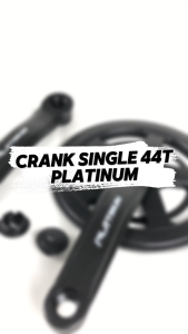 GEAR GIR DEPAN CRANK SINGLE SPEED 44T 170MM PLATINUM SEPEDA BMX LIPAT FIXIE MINION MINITREX PIRINGAN
