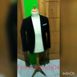 BOLDEN - JAS PRIA FORMAL - JAS PRIA HITAM POLOS - JAS SLIMFIT - BLACK - J1