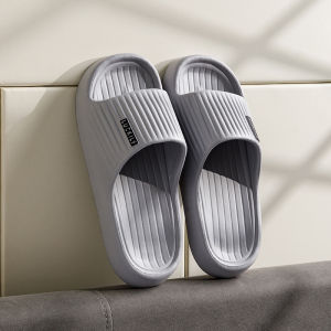 Mens Thick Bottom Bathroom Non-Slip Indoor EVA Slippers Summer Casual Style Couples Slippers Quiet Underfoot Home Slippers