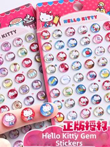 QIFUXING | Crystal Diamond Heart Decorative Reward Stickers