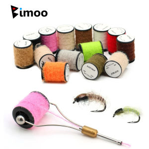 20 Meters/Spool Light Soft Chenille Synthetic Fly Fishing Tying Material for Nymph Body Wrap Fly Fishing Lure Making Yarn