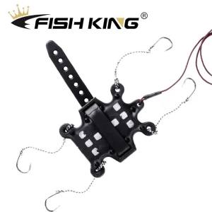 Mồi Câu Cá Chép FISH KING Bằng Thép Carbon Cao Cấp Kèm Dây PE Nhiều Kích Cỡ 30g-80g Móc Câu Có Ngạnh Phụ Kiện Câu Cá Chép
