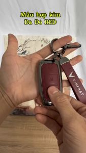 Ốp Chìa Khóa Xe Điện V.i.n.f.a.ss.t VF3 VF5 VFe34 VF6 VF7 VF8 VF9 Hợp Kim Cao Cấp Phối Da 3 Màu