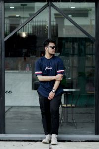 Short Shirt Kareem SSK BW Series Baju Kurta Kaos Polos Lengan Pendek Bahan Cotton Combad 24S