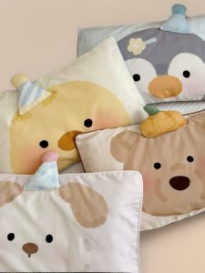 Cute Craft Cotton Flannel Childrens Pillowcase Durable Single Person Bedding Cover 30x50cm 40x60cm Size Available
