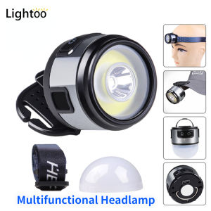 4 IN 1 Mini Headlight Multifunction Rechargeable head lamp hiking headlamp waterproof flashlight head torch light XPG+COB head light USB C Cap Clip With Strong Magnet Headlight For Outdoor Fishing Camping red light head flash hat clip light