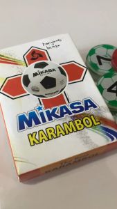 Biji Karambol Rangkap 2 Lapis Tebal 5 mm Motif Mikasa