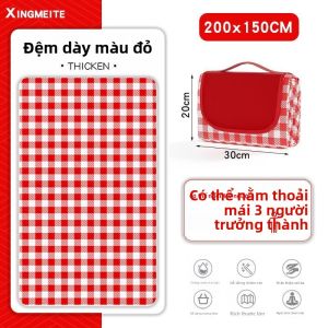 MONLEYTA | Thảm picnic dày chống thấm nước Oxford vải gấp gọn cho cắm trại ngoài trời thảm sân cỏ mùa xuân du lịch